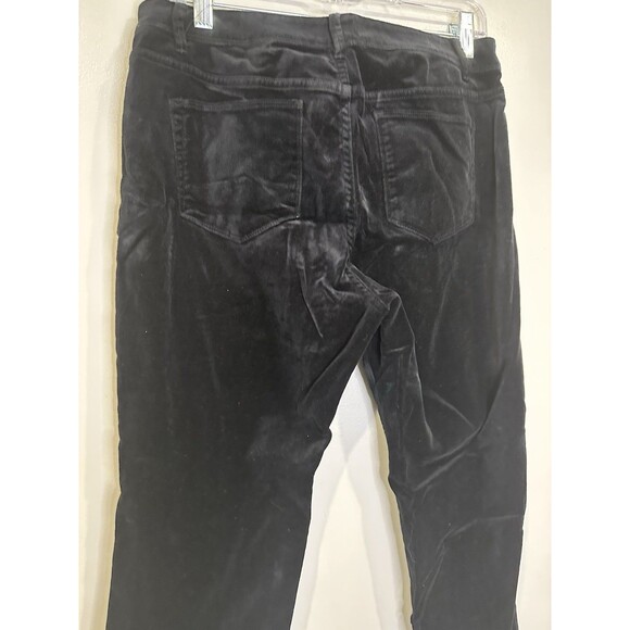 J Jill Corduroy Pants Women's 10P Black Straight Leg Casual whimsigoth preppy - Picture 8 of 8